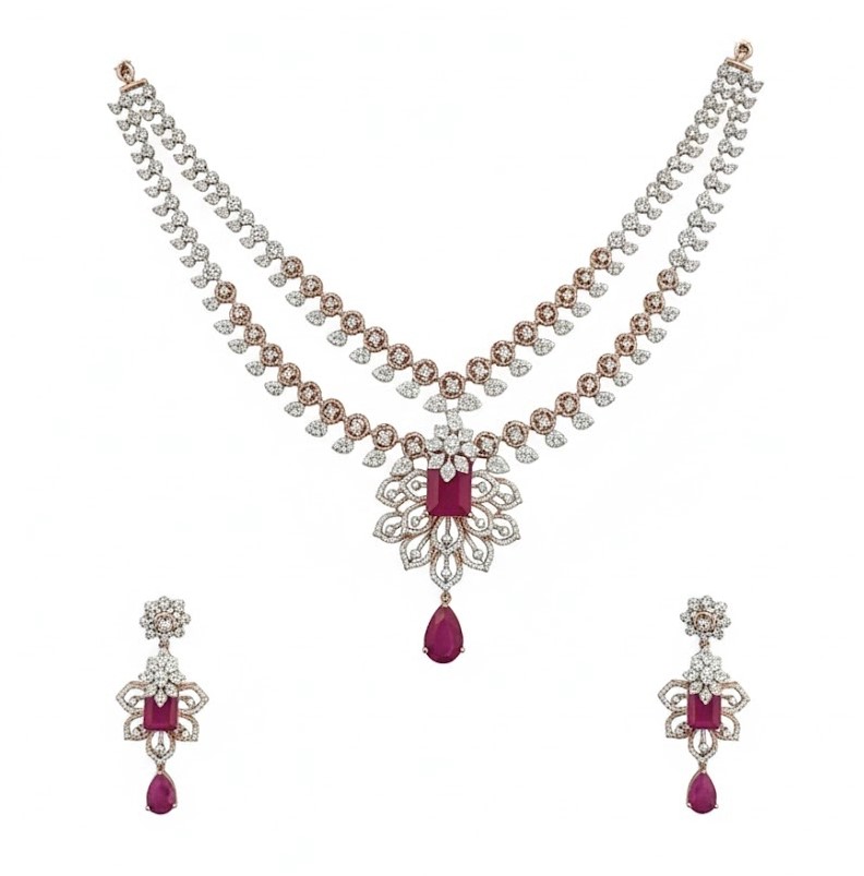 Maharani Ruby Grace Necklace