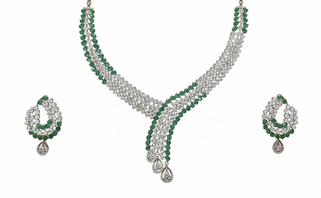 Emerald Serene Necklace