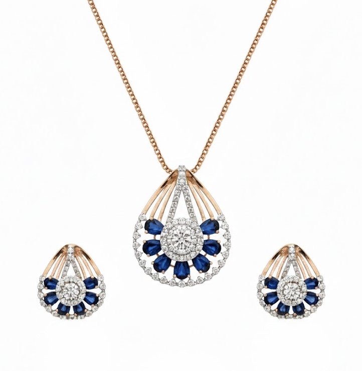 Sapphire Aura Pendant