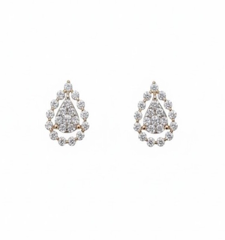 Regal Teardrop Studs