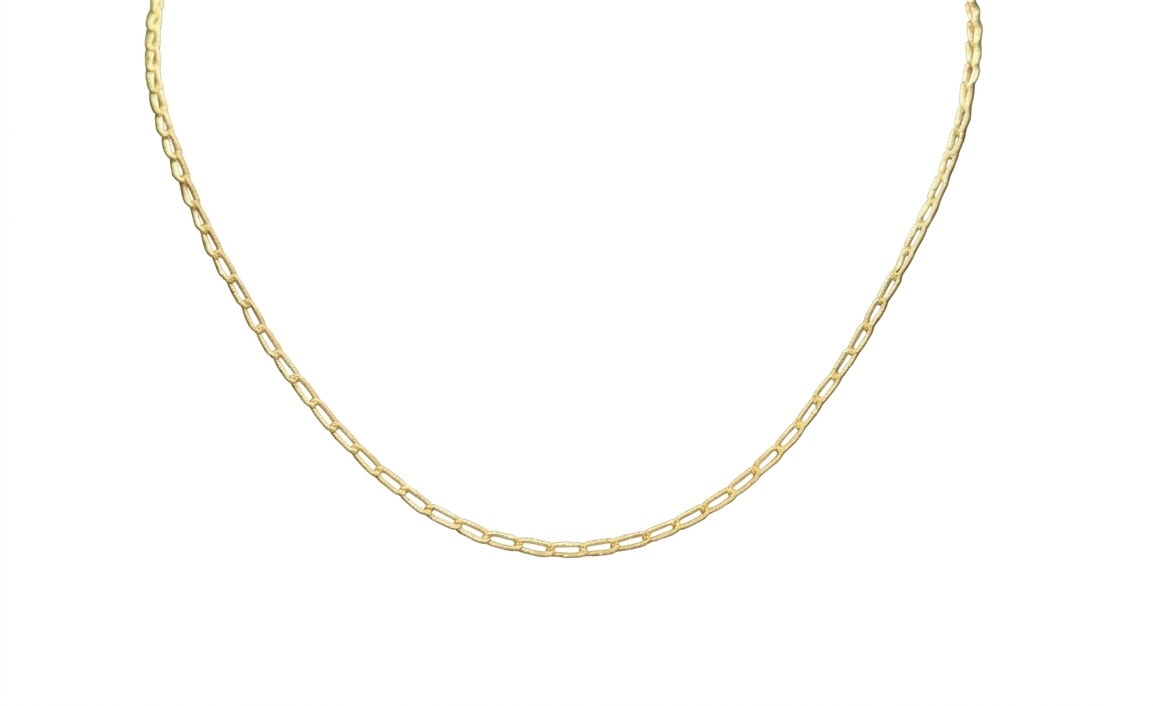 Classic Gleam 22K Gold Fine Chain Necklace
