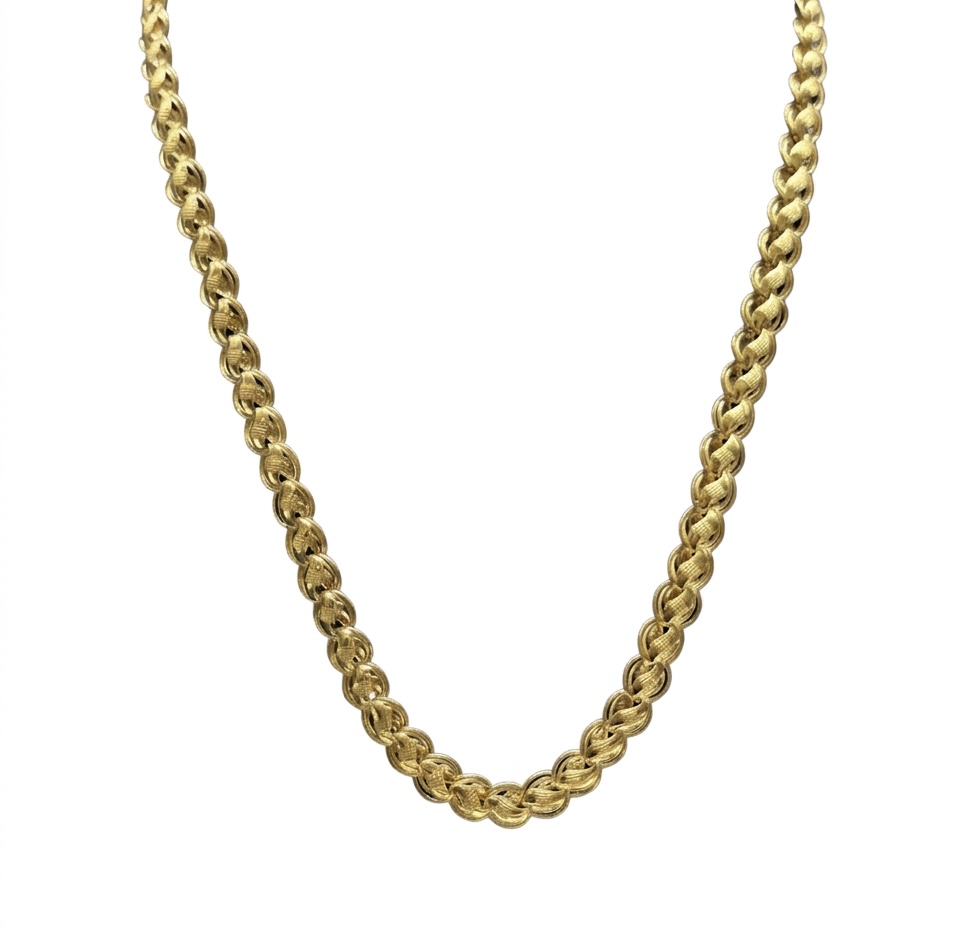 Royal Cuban Link 22K Gold Men’s Chain Necklace