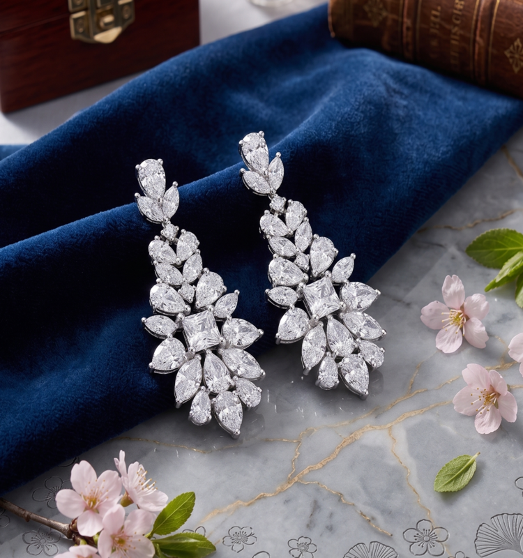 Imperial Blossom Statement Earrings