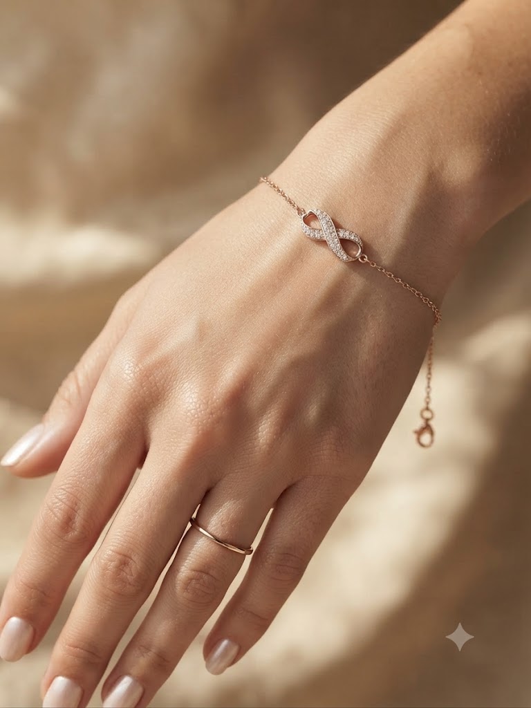 Diamond Infinity  Bracelet/Rakhi