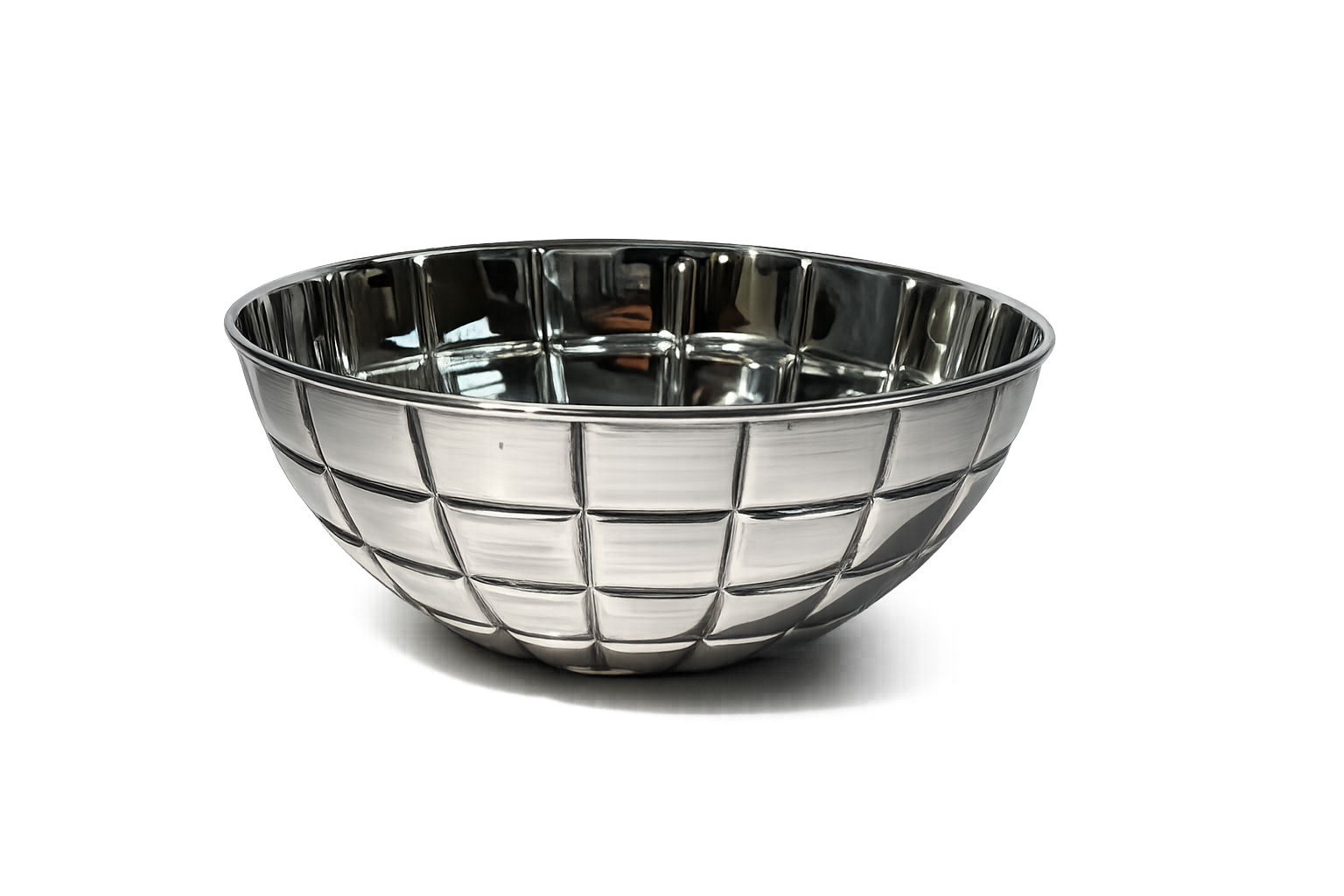 Imperial Checkered Silver Bowl