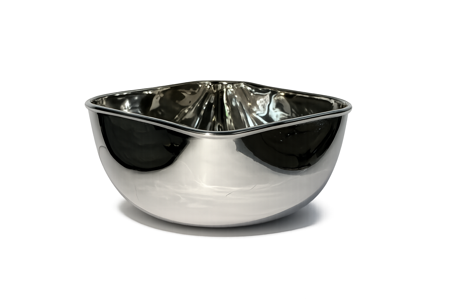 Modern Square Silver Bowl