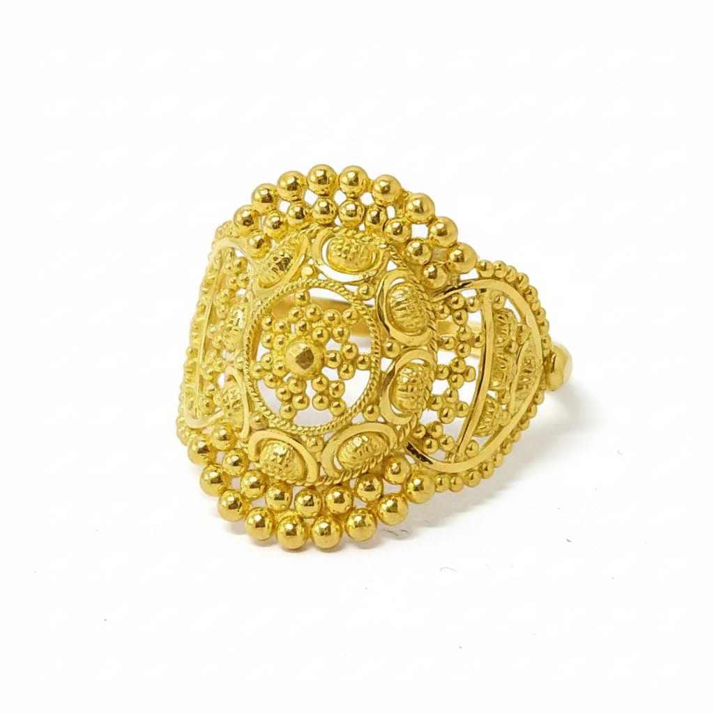 Ornate Ball-Work Ring