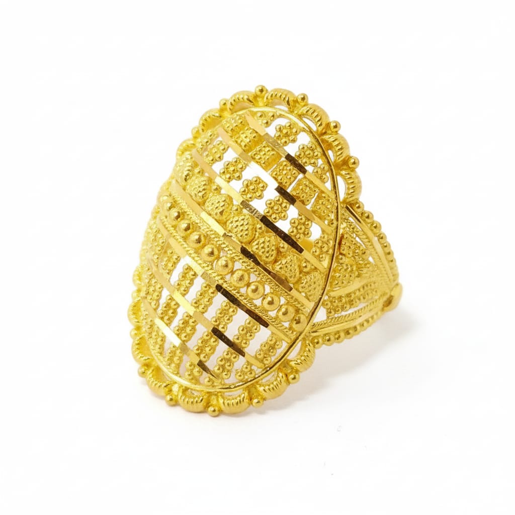 Gold Cylinder Ring