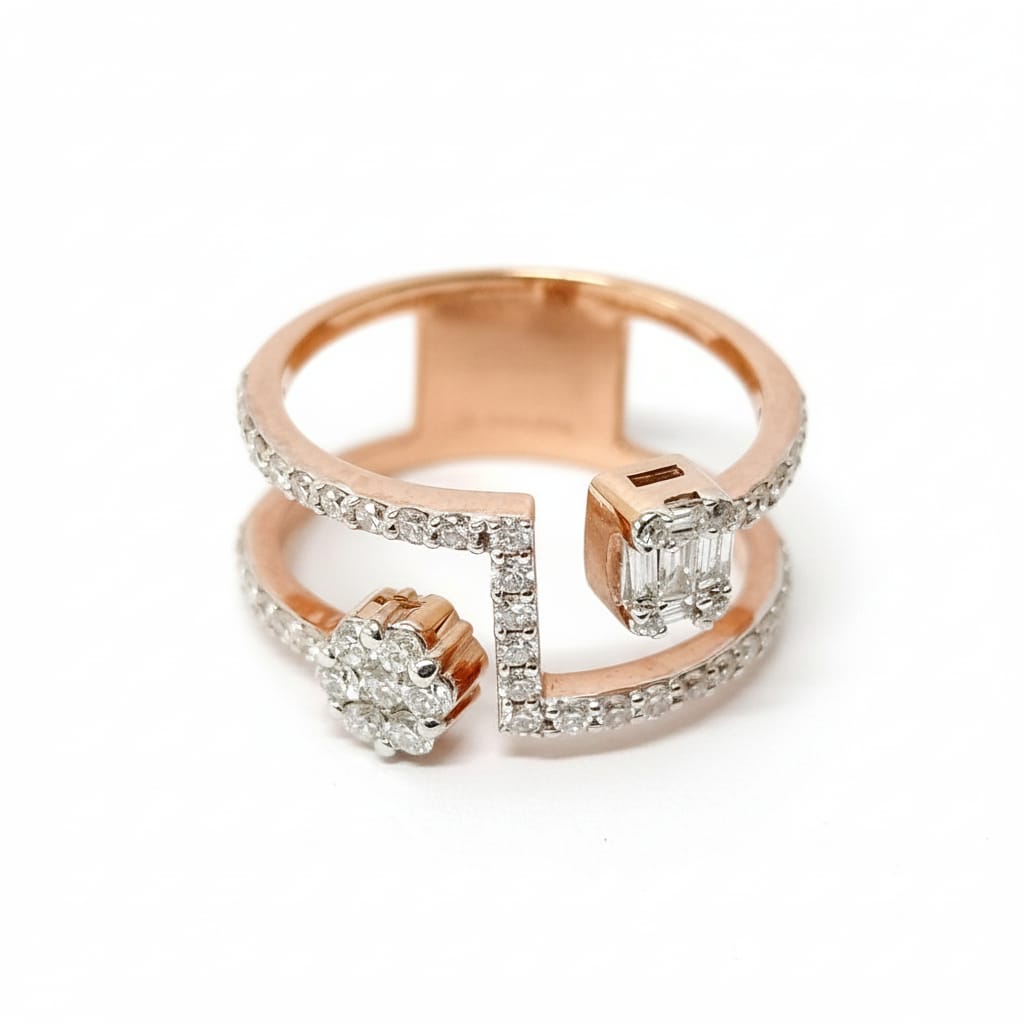 Dual Aura Diamond Ring