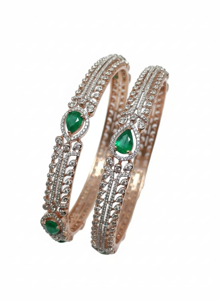 Regal Green Glow Bangles