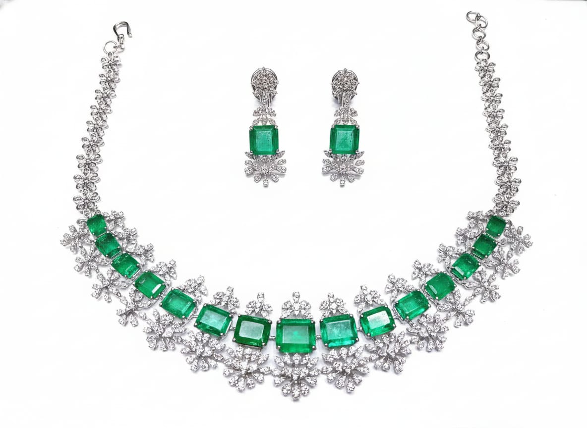 Green Aurora Diamond Set