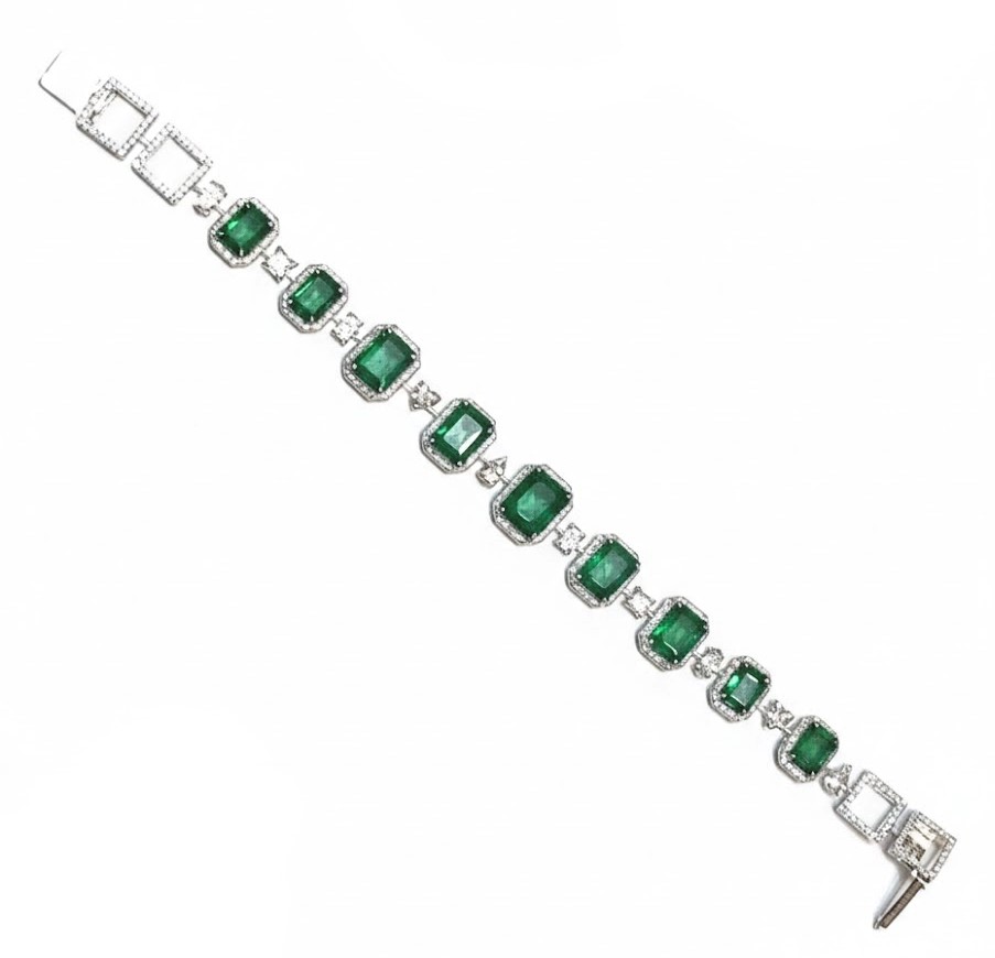 Royal Green Line Bracelet
