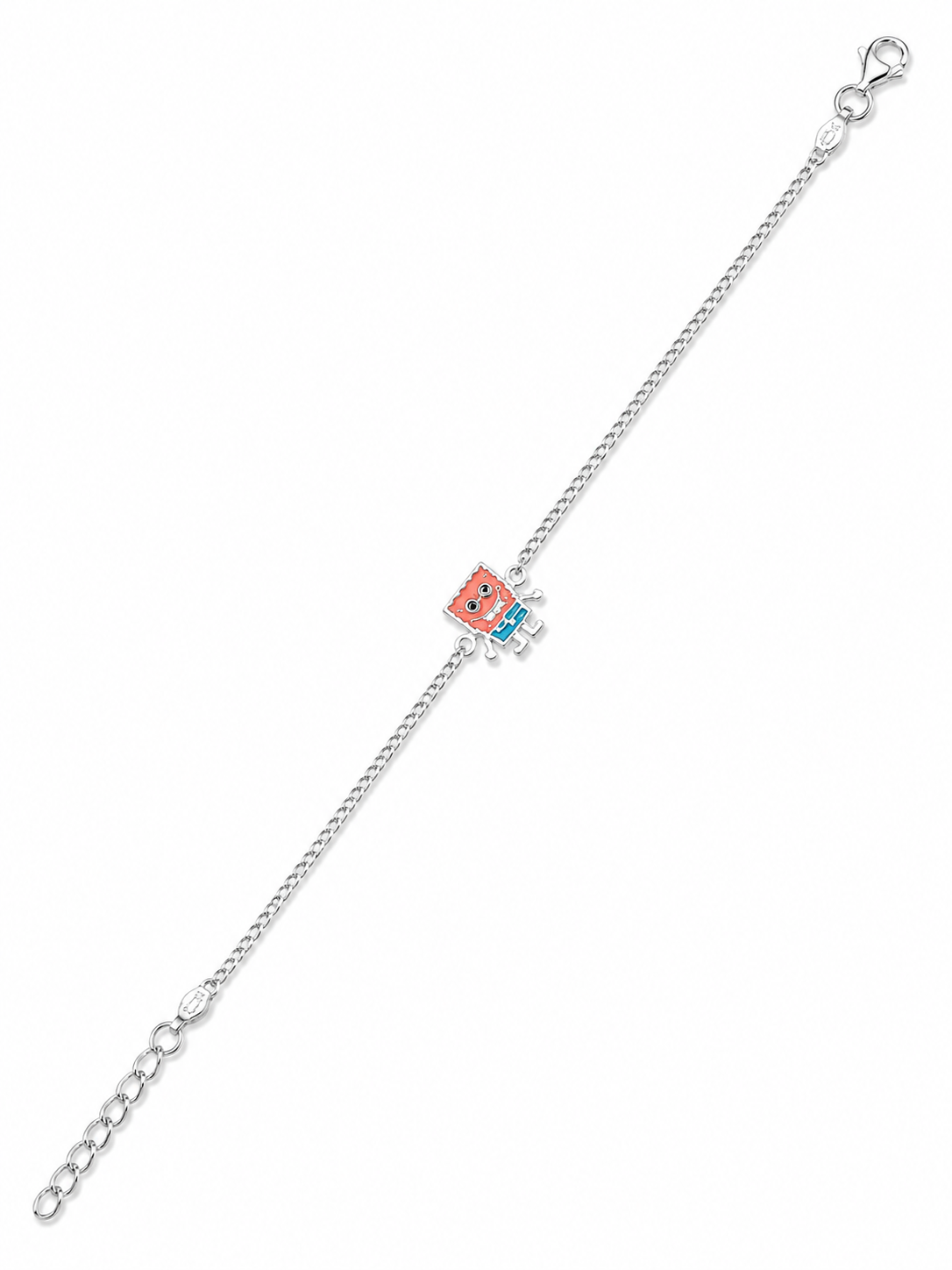 Silver SpongeBob Kids Rakhi